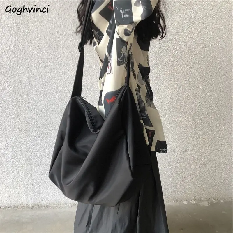 Shoulder Bags Nylon Large Capacity Japanese Style Solid Brief Crossbody for Teens College School Bags Travel Water-proof Casual
Shoulder Bags Nylon Large Capacity Japanese Style Solid Brief Crossbody for Teens College School Bags Travel Water-proof Casual