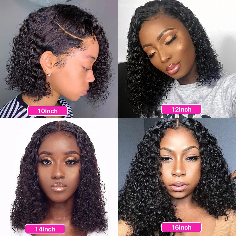 180% Density Glueless Natural Color Kinky Curly Short Bob Lace Front Wigs for Black Women Heat Resistant Synthetic Cosplay Daily
180% Density Glueless Natural Color Kinky Curly Short Bob Lace Front Wigs for Black Women Heat Resistant Synthetic Cosplay Daily