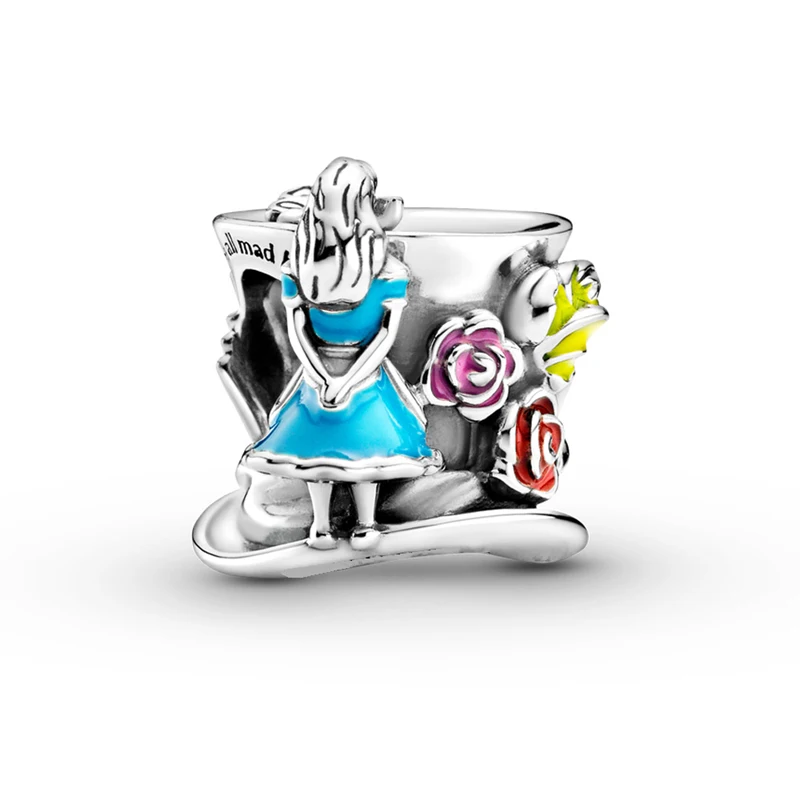 New 925 Sterling Silver Alice in Wonderland & Mad Hatter's Tea Party Charm bead Fit Pandora Bracelets for Women DIY Jewelry
New 925 Sterling Silver Alice in Wonderland & Mad Hatter's Tea Party Charm bead Fit Pandora Bracelets for Women DIY Jewelry