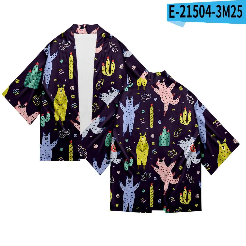 Kawaii Cute Alpaca 3D Printing Japanese Kimono Haori Yukata Women/Men's Fashion Summer Casual Cool Short Sleeve boys Cardigan
Kawaii Cute Alpaca 3D Printing Japanese Kimono Haori Yukata Women/Men's Fashion Summer Casual Cool Short Sleeve boys Cardigan
