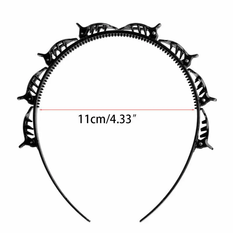 Helisopus Black Braider Hair Clip Burst Pin Hairdo Bring Hair Hoop Multi-storey Wisp Air Weave Head Hoop Styling Tool Headband
Helisopus Black Braider Hair Clip Burst Pin Hairdo Bring Hair Hoop Multi-storey Wisp Air Weave Head Hoop Styling Tool Headband