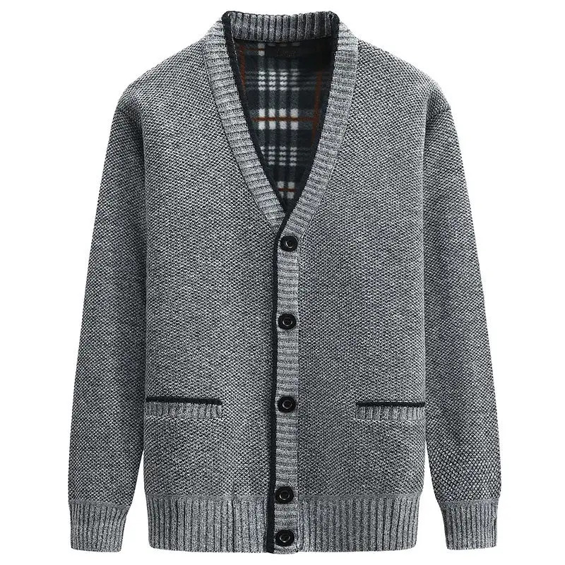 Men's long-sleeved sweater sweater cardigan jacket autumn and winter middle-aged and elderly loose casual bottoming shirt
Men's long-sleeved sweater sweater cardigan jacket autumn and winter middle-aged and elderly loose casual bottoming shirt