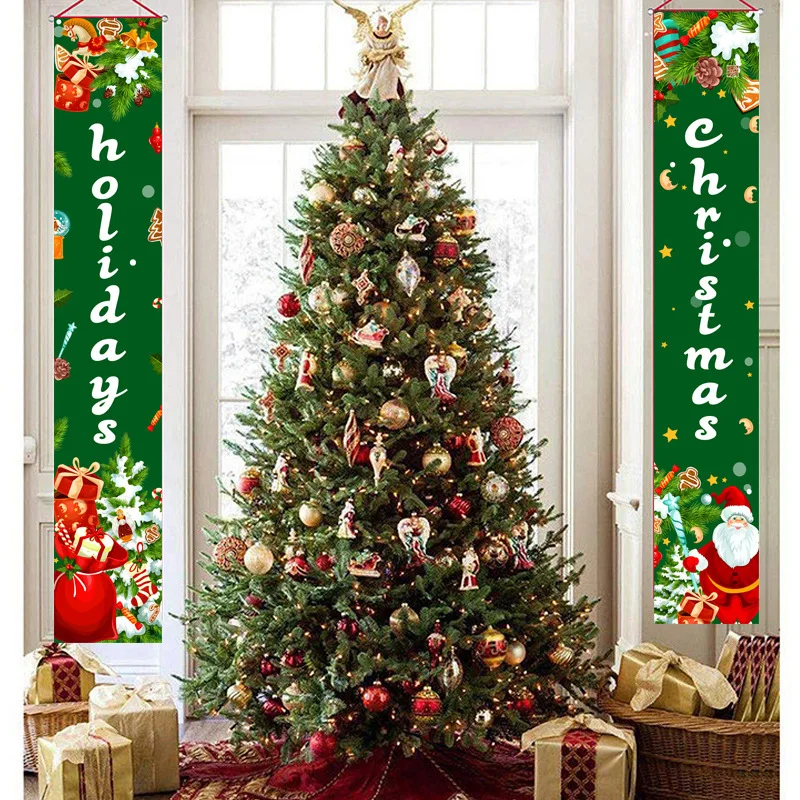 Christmas Decorations Tapestry Macrame Wall Hanging Decorative Curtain Couplet Graduation Banners Christmas Door Hanging Flag
Christmas Decorations Tapestry Macrame Wall Hanging Decorative Curtain Couplet Graduation Banners Christmas Door Hanging Flag