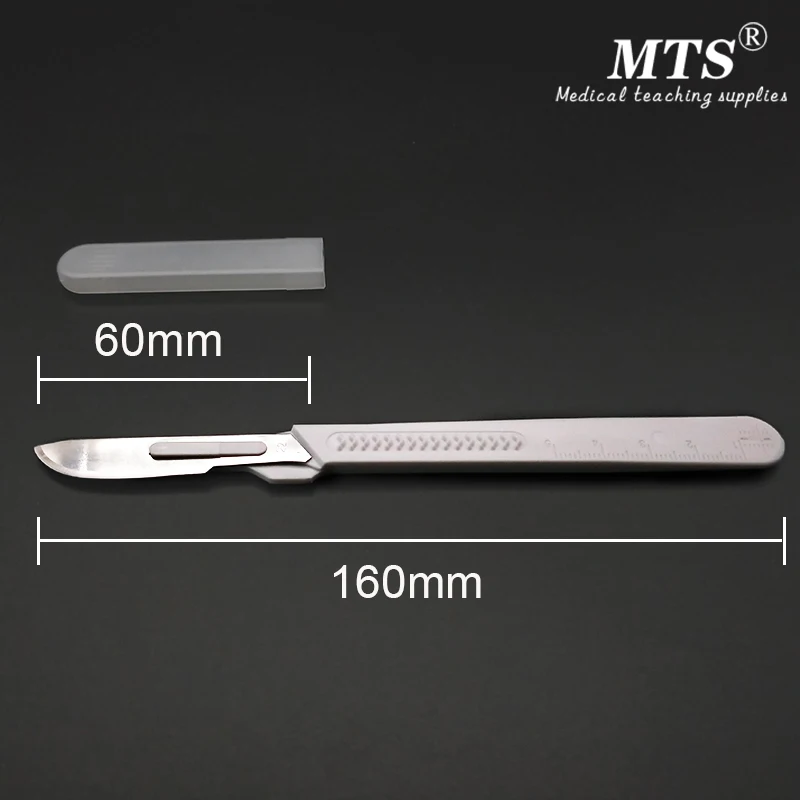 10pcs/box Disposable Surgical Carbon Steel Scalpel Blade With Plastic Handle Surgical Instruments Skin suture training
10pcs/box Disposable Surgical Carbon Steel Scalpel Blade With Plastic Handle Surgical Instruments Skin suture training