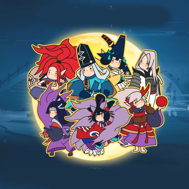 1 шт. брелок для ключей с принтом Аниме игры Onmyoji аксессуары косплея украшение