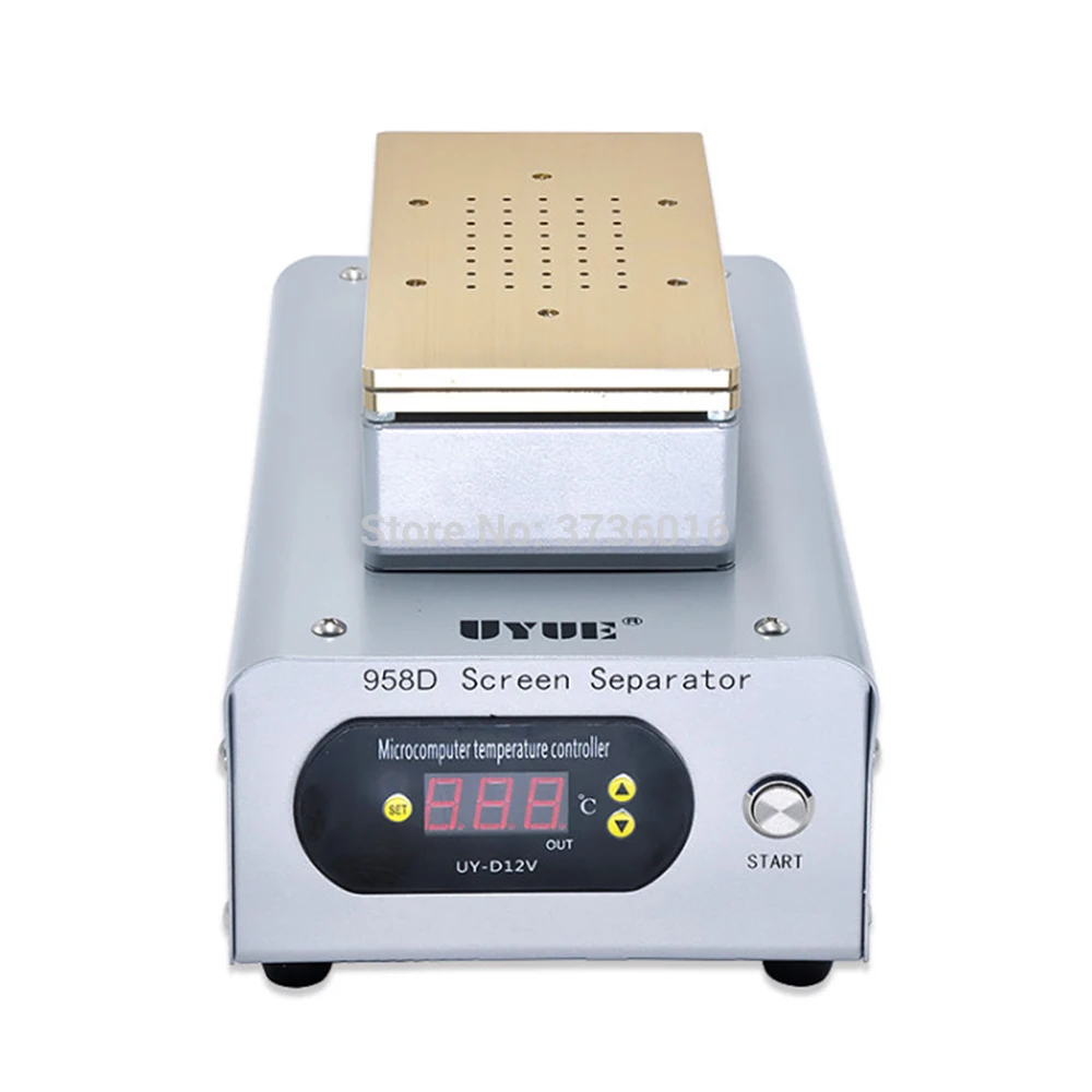 UYUE 958D Heating LCD Separator Super Adsorption Heating Separating Build In Vaccum Pump for iphone for Samsung LCD Repair
UYUE 958D Heating LCD Separator Super Adsorption Heating Separating Build In Vaccum Pump for iphone for Samsung LCD Repair