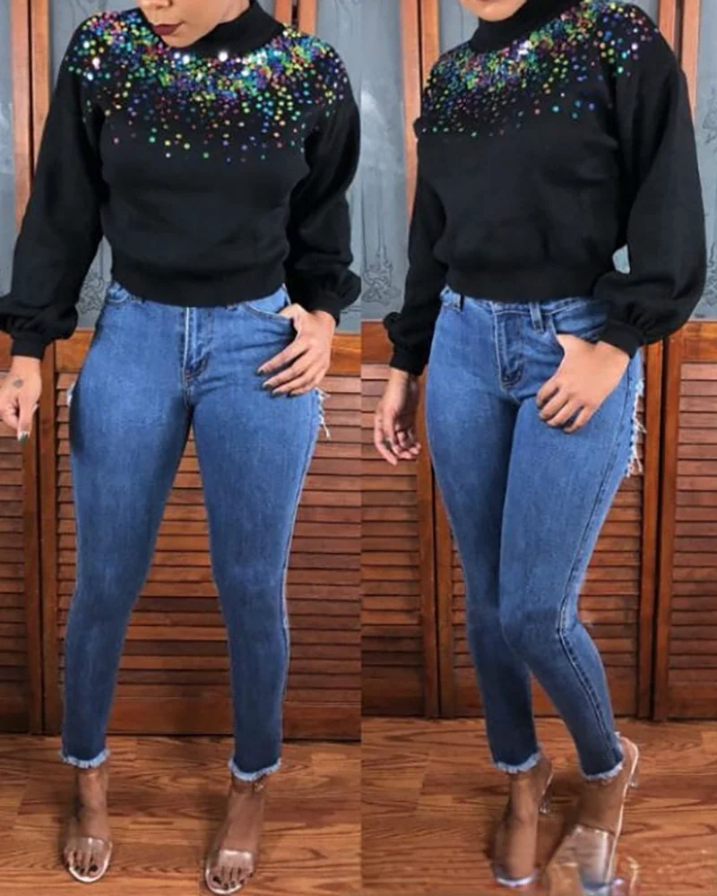 Новинка Осень-зима 2021 женский модный тонкий свитер с высоким воротником и длинными рукавами 
Новинка Осень-зима 2021 женский модный тонкий свитер с высоким воротником и длинными рукавами