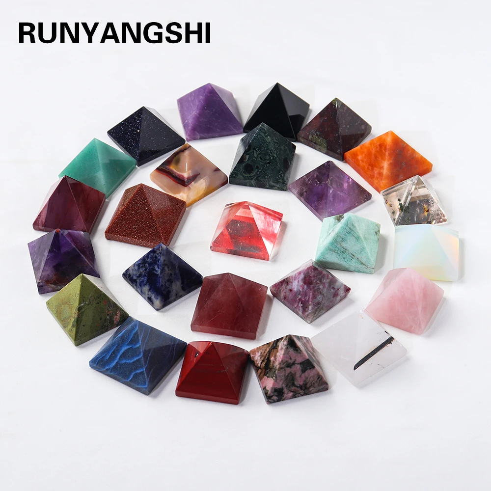 Natural Gemstone Healing Crystal Point Pyramid Amethyst Rose Quartz Polishing Crafts Reiki Home Office Decoration Gift
Natural Gemstone Healing Crystal Point Pyramid Amethyst Rose Quartz Polishing Crafts Reiki Home Office Decoration Gift
