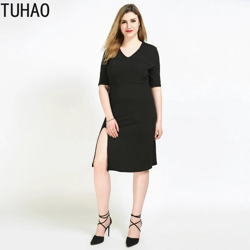 Платье TUHAO WM7 женское с разрезом, офисное элегантное, большие размеры 7XL 6XL 5XL 4XL 3XL, черное белое
Платье TUHAO WM7 женское с разрезом, офисное элегантное, большие размеры 7XL 6XL 5XL 4XL 3XL, черное белое