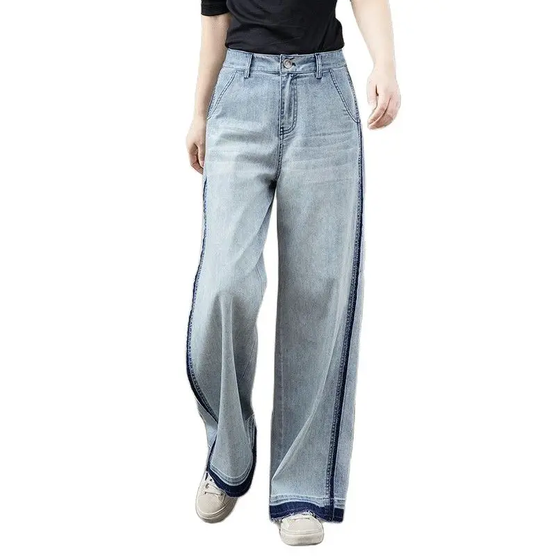 Vintage Striped Women's Jeans 2021 Autumn Denim Trousers Fashion Baggy Street Apparel Straight Leg Pants High Waist Button Y2k
Vintage Striped Women's Jeans 2021 Autumn Denim Trousers Fashion Baggy Street Apparel Straight Leg Pants High Waist Button Y2k