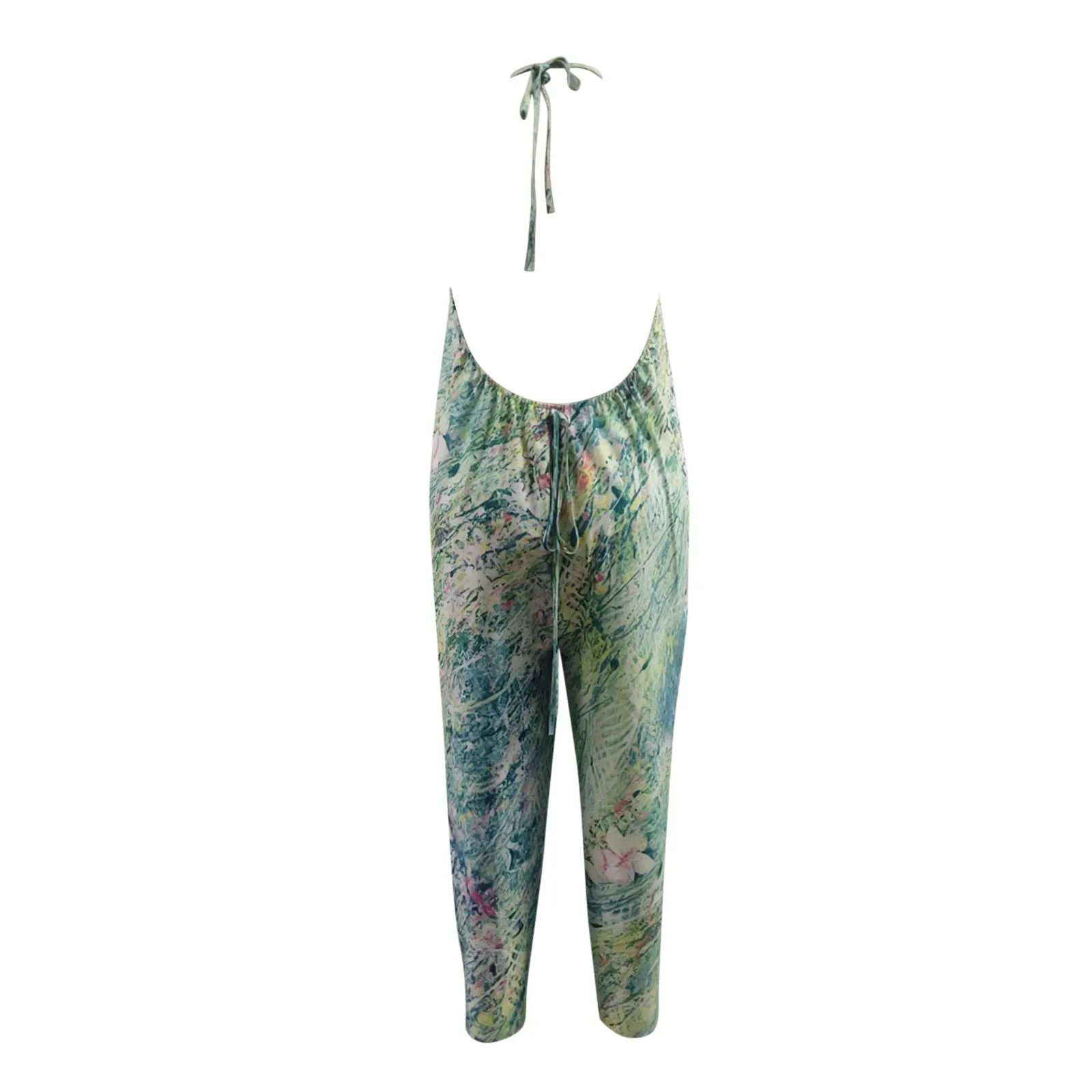 Elegant Vintage Jumpsuits Women Boho Print Romper Long Playsuit Button Loose Overalls Backless Fashion Jumpsuit
Elegant Vintage Jumpsuits Women Boho Print Romper Long Playsuit Button Loose Overalls Backless Fashion Jumpsuit