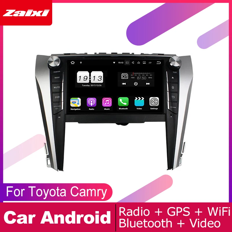 Автомагнитола для Toyota Camry Aurion 2011 ~ 2017, мультимедийный DVD-плеер, система GPS-навигации, стерео видео 2din
Автомагнитола для Toyota Camry Aurion 2011 ~ 2017, мультимедийный DVD-плеер, система GPS-навигации, стерео видео 2din
