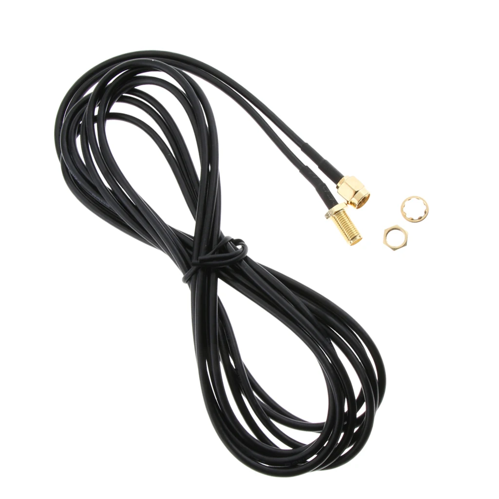 NEW 2Pack 9.8FT Low-Loss Coax Extension Cable (50 Ohm)-RP SMA Male to RP SMA Female - Antenna Extender for WiFi Wireless Router
NEW 2Pack 9.8FT Low-Loss Coax Extension Cable (50 Ohm)-RP SMA Male to RP SMA Female - Antenna Extender for WiFi Wireless Router