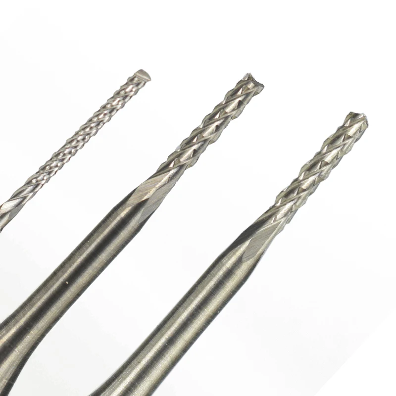 30pcs Corn Milling Cutter 0.5/0.6/0.7mm PCB Milling Cutter 3.175mm Shank Carbide End Mill CNC Engraving Bit For PCB Machine
30pcs Corn Milling Cutter 0.5/0.6/0.7mm PCB Milling Cutter 3.175mm Shank Carbide End Mill CNC Engraving Bit For PCB Machine