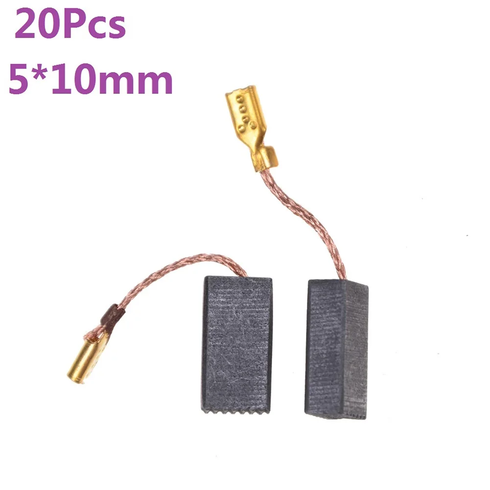 20Pcs Carbon Brushes Motor Carbons 5x10x15mm New Electric Hammer Parts Power Tool Accessories For Bosch 125 Motor Angle Grinder
20Pcs Carbon Brushes Motor Carbons 5x10x15mm New Electric Hammer Parts Power Tool Accessories For Bosch 125 Motor Angle Grinder