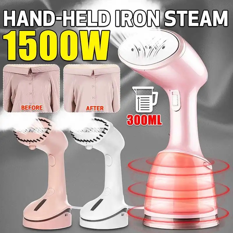 Mini Steam Iron Garment Steamer For Clothes Portable Handheld Steamer Fast-Heat Vertical Steam Ironing Machine For Travel 3Color
Mini Steam Iron Garment Steamer For Clothes Portable Handheld Steamer Fast-Heat Vertical Steam Ironing Machine For Travel 3Color