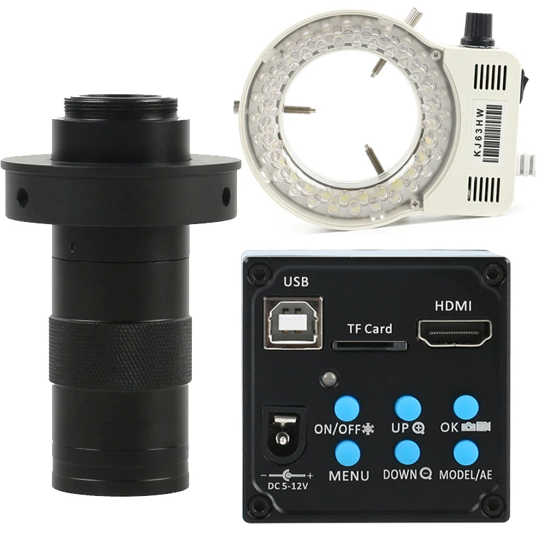 FHD 36MP 20MP 2K 1080P 60FPS HDMI USB цифровой промышленный 130X C объектив видеомикроскоп камера для телефона
FHD 36MP 20MP 2K 1080P 60FPS HDMI USB цифровой промышленный 130X C объектив видеомикроскоп камера для телефона