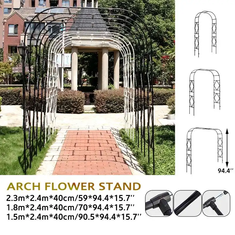 Outdoor Wedding Arch Decorative Garden Backdrop Iron Stand Flower Frame For Marriage Birthday Wedding Party Decoration DIY Arch
Outdoor Wedding Arch Decorative Garden Backdrop Iron Stand Flower Frame For Marriage Birthday Wedding Party Decoration DIY Arch