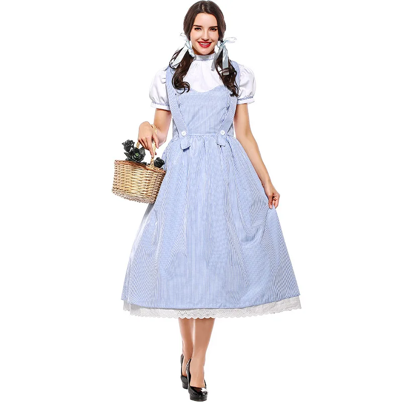 Movie The Wizard of OZ Dorothy Costume for Girl and Women Dorothy Cosplay Fancy Dress Halloween Princess Costumes Party Dresses
Movie The Wizard of OZ Dorothy Costume for Girl and Women Dorothy Cosplay Fancy Dress Halloween Princess Costumes Party Dresses