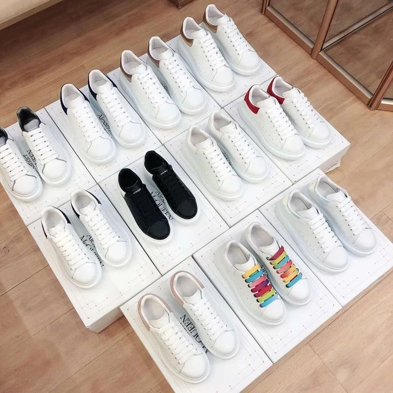 Alexande Mcqueen Women Skateboard Shoes Luxury Mcqueen Shoes Sports Men Alexander Shoes White Sneakers Increased Platform
Alexande Mcqueen Women Skateboard Shoes Luxury Mcqueen Shoes Sports Men Alexander Shoes White Sneakers Increased Platform