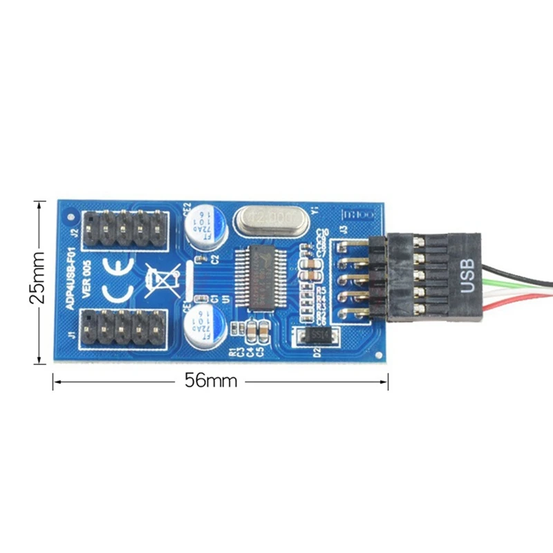 9Pin USB Header Male 1 to 2/4 Female Extension Cable Card Desktop 9Pin USB HUB USB 2.0 9 Pin Connector Adapter
9Pin USB Header Male 1 to 2/4 Female Extension Cable Card Desktop 9Pin USB HUB USB 2.0 9 Pin Connector Adapter
