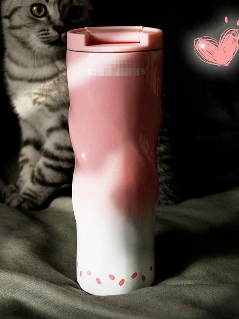 304 stainless steel thermos cup spiral cup Cherry Blossom fashion gradient color water cup car cup
304 stainless steel thermos cup spiral cup Cherry Blossom fashion gradient color water cup car cup