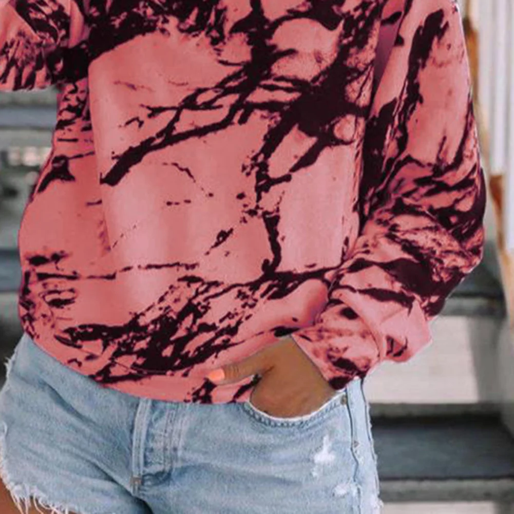 2020 Fashion Autumn Women Tie Dye Long Sleeve O Neck Casual Loose Fit Blouse T-Shirt Top Leisure Pullover
2020 Fashion Autumn Women Tie Dye Long Sleeve O Neck Casual Loose Fit Blouse T-Shirt Top Leisure Pullover