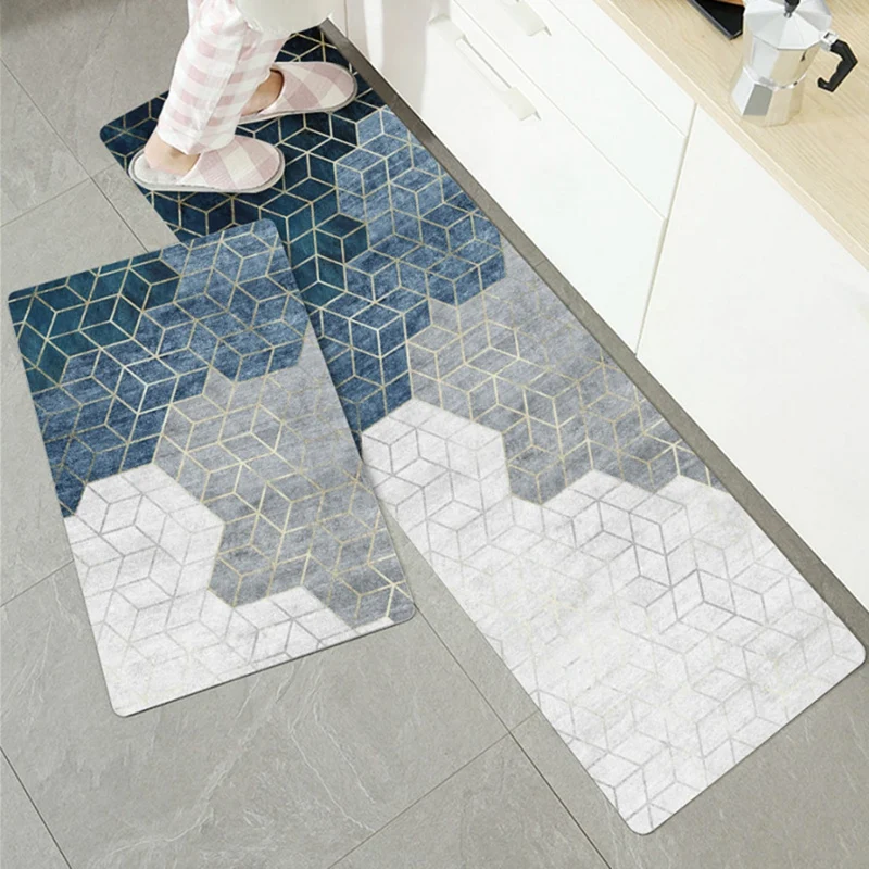 2 Pieces/set Kitchen Mat Modern Non-slip Floor Mat Kitchen Carpet Long Strip Entrance Door Mat Absorbent Door Mat Bathroom
2 Pieces/set Kitchen Mat Modern Non-slip Floor Mat Kitchen Carpet Long Strip Entrance Door Mat Absorbent Door Mat Bathroom