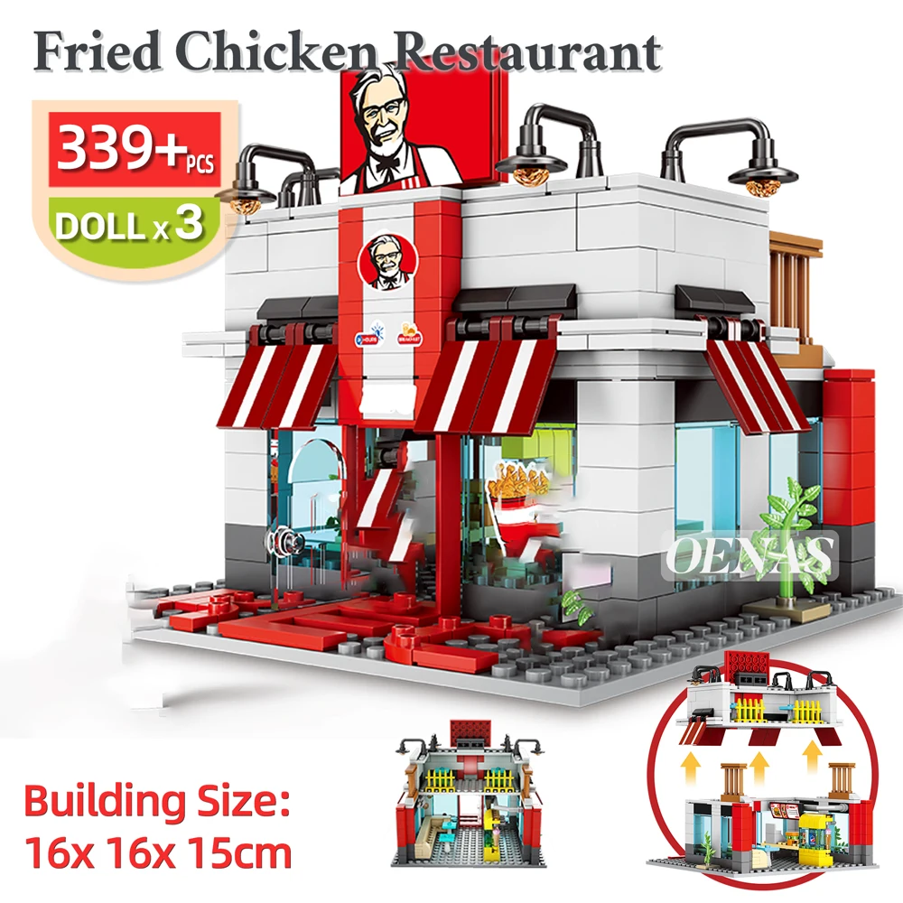 City Street View Coffee Ice Cream Burger Shop Mc Fast Food Store House Model Building Block Educationanl Toy Birthday Gift
City Street View Coffee Ice Cream Burger Shop Mc Fast Food Store House Model Building Block Educationanl Toy Birthday Gift