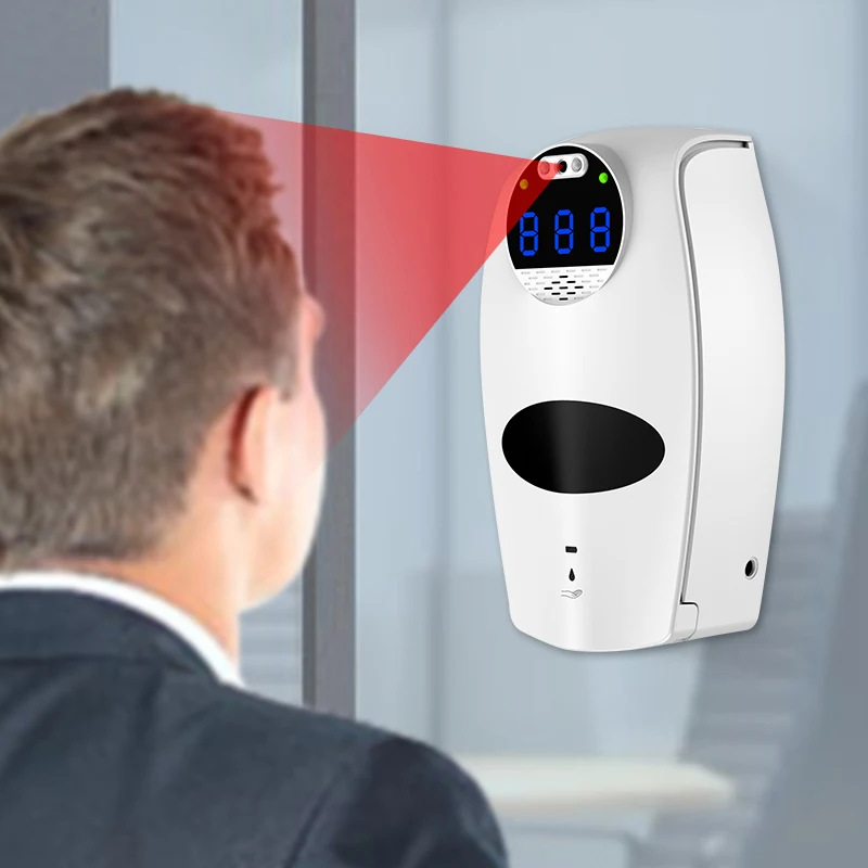 Multifunction Non Contact Auto Temperature Measurement 850ML High Capacity Infrared Sensor Gel/Spray Soap Dispenser
Multifunction Non Contact Auto Temperature Measurement 850ML High Capacity Infrared Sensor Gel/Spray Soap Dispenser