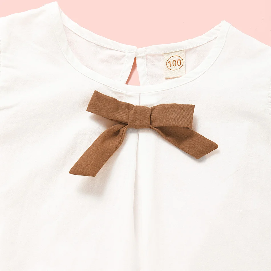 Girls Clothing Sets New Summer Sleeveless T-shirt+Print Bow Skirt 2Pcs for Kids Clothing Sets Baby Clothes Outfits
Girls Clothing Sets New Summer Sleeveless T-shirt+Print Bow Skirt 2Pcs for Kids Clothing Sets Baby Clothes Outfits