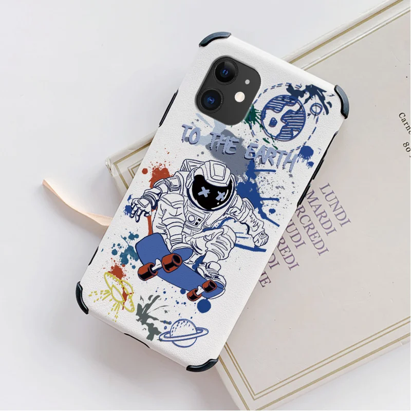 Cool Astronaut Cartoon Case For iPhone 12 Pro Max 11 X XS XR XSMAX SE2020 8 8Plus 7 7Plus 6 6S Plus Liquid Silicone Cover
Cool Astronaut Cartoon Case For iPhone 12 Pro Max 11 X XS XR XSMAX SE2020 8 8Plus 7 7Plus 6 6S Plus Liquid Silicone Cover