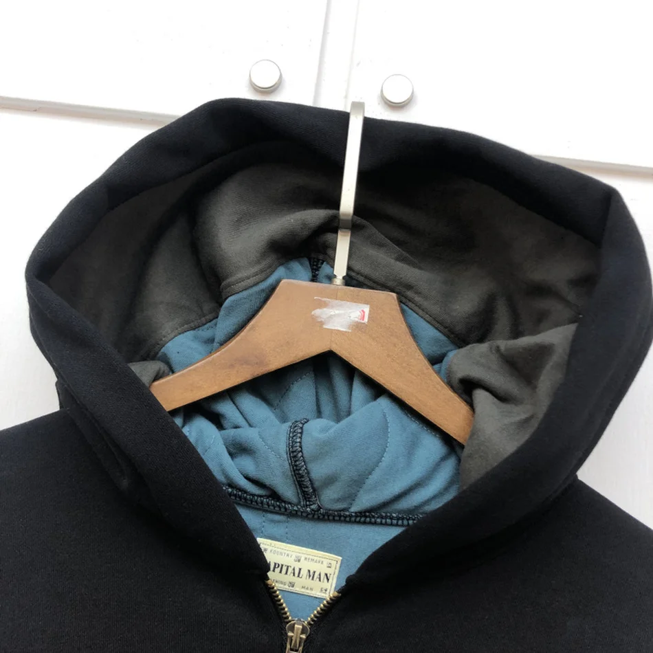 Kapital Pullover Men Women 1:1 High-quality Heavy Fabric Solid Color Zipper Cardigan Hoodie
Kapital Pullover Men Women 1:1 High-quality Heavy Fabric Solid Color Zipper Cardigan Hoodie