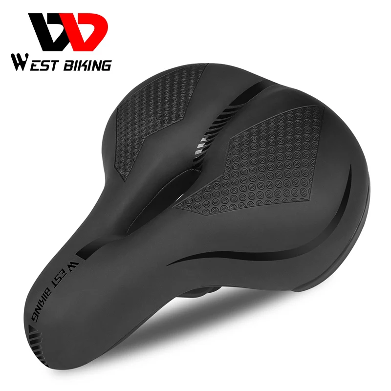 WEST BIKING Bike Saddle Comfortable MTB Bicycle Saddle Wide Seat Cushion With Reflective Strap Shock Absorption Cycling Saddles
WEST BIKING Bike Saddle Comfortable MTB Bicycle Saddle Wide Seat Cushion With Reflective Strap Shock Absorption Cycling Saddles