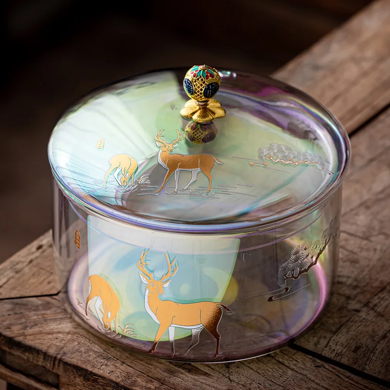 Shell Color Burning Glass Tea Basin Covered TeaCup Washing Utensils High Temperature Resistant Tea Ware with Lid Sterilizing Pan
Shell Color Burning Glass Tea Basin Covered TeaCup Washing Utensils High Temperature Resistant Tea Ware with Lid Sterilizing Pan