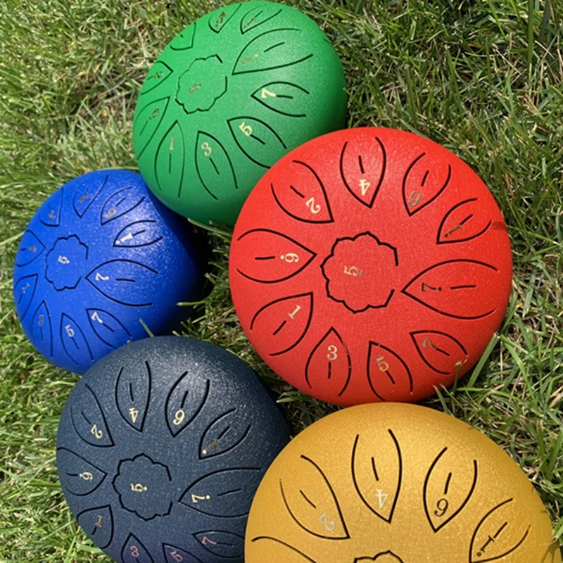 6In Steel Tongue Drum 11 Kinds of Notes with Drumstick,Finger Cot,Bag
6In Steel Tongue Drum 11 Kinds of Notes with Drumstick,Finger Cot,Bag