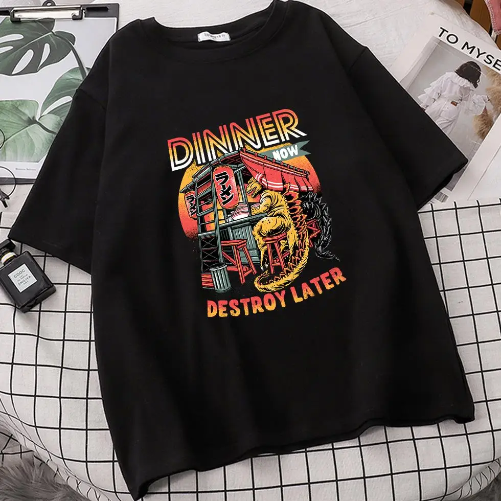 Dinner Now Destroy Later Women Tumblr Ulzzang T Shirts Camisetas De Mujer Tops Sleeve Tee Shirt Femme Roupas Femininas Vetement
Dinner Now Destroy Later Women Tumblr Ulzzang T Shirts Camisetas De Mujer Tops Sleeve Tee Shirt Femme Roupas Femininas Vetement