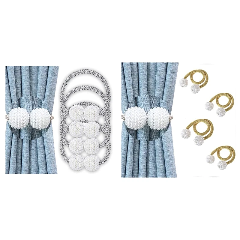 4 Pieces of Magnetic Curtain Tie Braided Back Bracket Suitable for Hanging Curtains and Curtain Tie
4 Pieces of Magnetic Curtain Tie Braided Back Bracket Suitable for Hanging Curtains and Curtain Tie