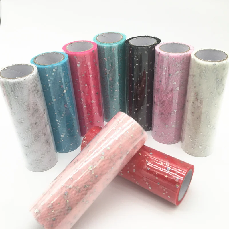 10Yards/25Yards 15cm Glitter Sequin Tulle Roll Wedding Decoration Tulle Fabric Tutu Dress DIY Organza Baby Shower Party Supplies
10Yards/25Yards 15cm Glitter Sequin Tulle Roll Wedding Decoration Tulle Fabric Tutu Dress DIY Organza Baby Shower Party Supplies