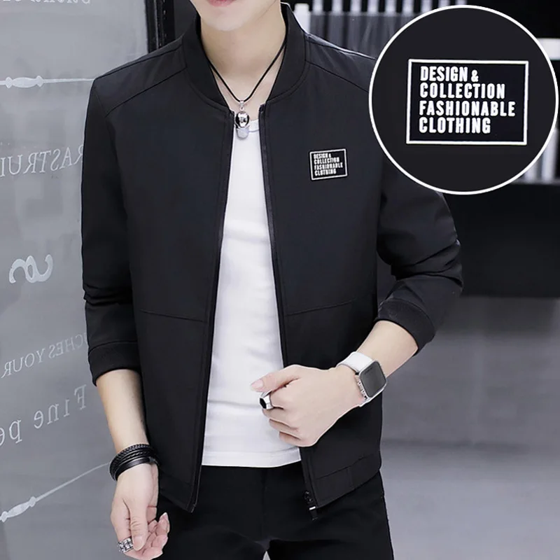 Spring Men's Jacket 2020 New Fashion Casual Slim Thin Coat Stand Collar Bomber Jacket Men's Coat high quality Windbreaker 
Spring Men's Jacket 2020 New Fashion Casual Slim Thin Coat Stand Collar Bomber Jacket Men's Coat high quality Windbreaker