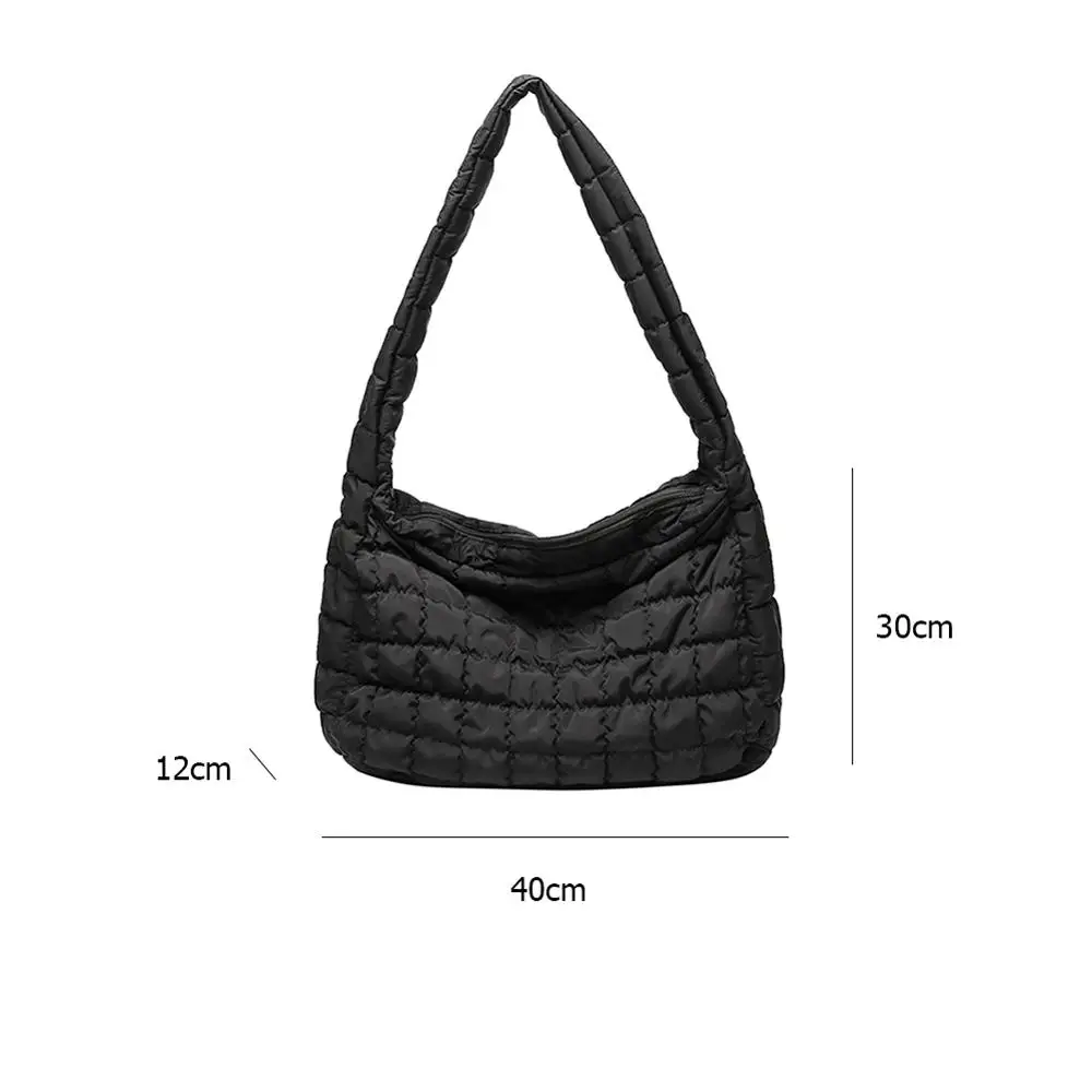 2021 Lattice Pattern Big Shoulder Bag Space Cotton Handbag Woman Large Capacity Tote Bags Feather Padded Ladies Shopping Bags
2021 Lattice Pattern Big Shoulder Bag Space Cotton Handbag Woman Large Capacity Tote Bags Feather Padded Ladies Shopping Bags