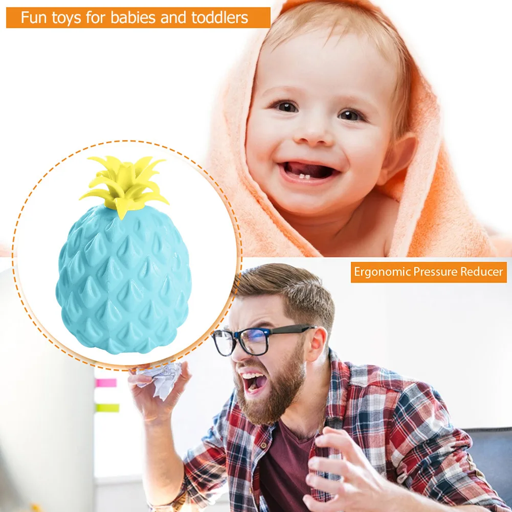Children Pineapple Ball Fruit Soft Squeeze Stress Relief Vent Decompression Novelty Toys Home Ornament Handicrafts
Children Pineapple Ball Fruit Soft Squeeze Stress Relief Vent Decompression Novelty Toys Home Ornament Handicrafts