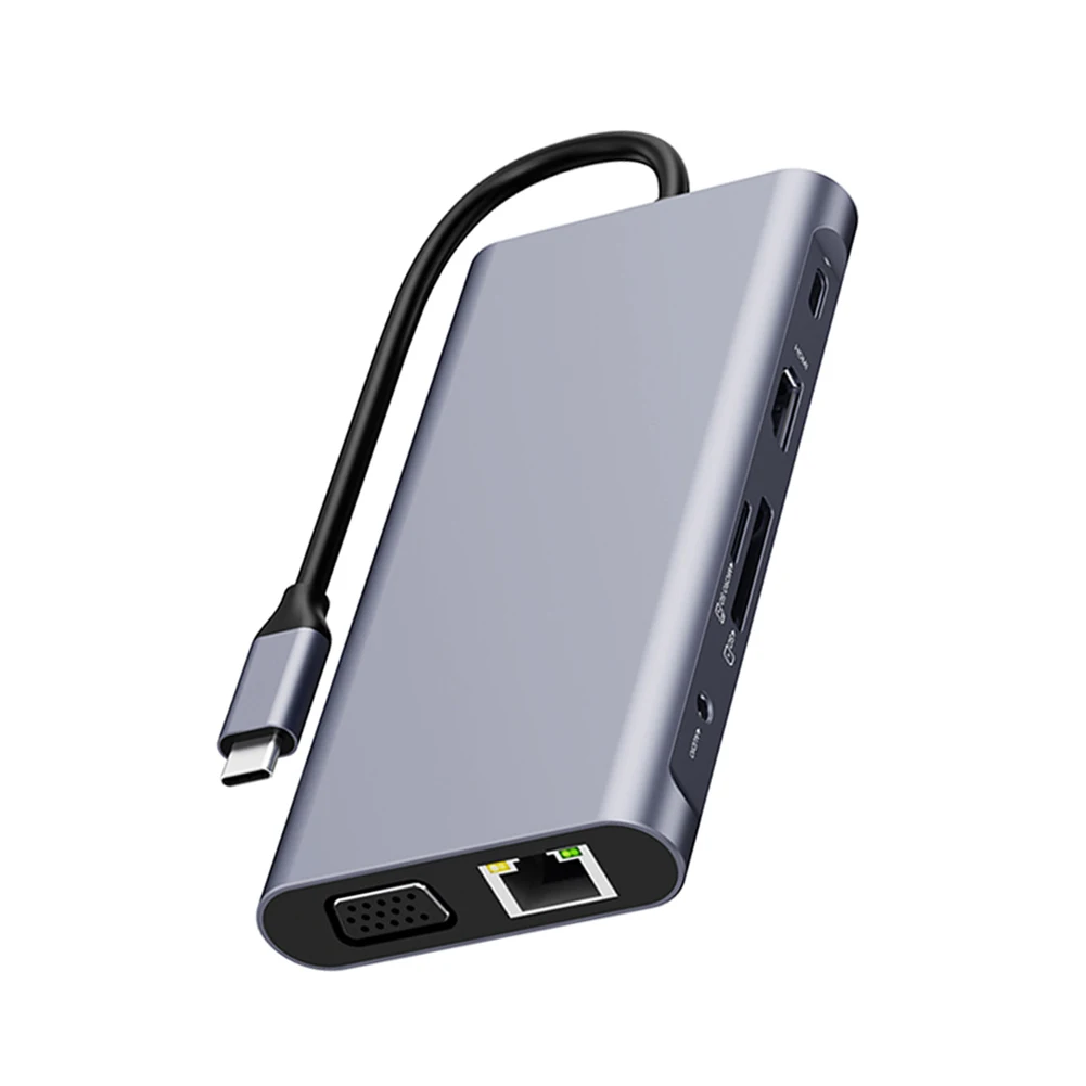 Разветвитель 11 в 1 с USB Type-C на карту ноутбука Type-C HDMI-совместимый концентратор с TF памятью VGA USB 3,0 разветвитель
Разветвитель 11 в 1 с USB Type-C на карту ноутбука Type-C HDMI-совместимый концентратор с TF памятью VGA USB 3,0 разветвитель