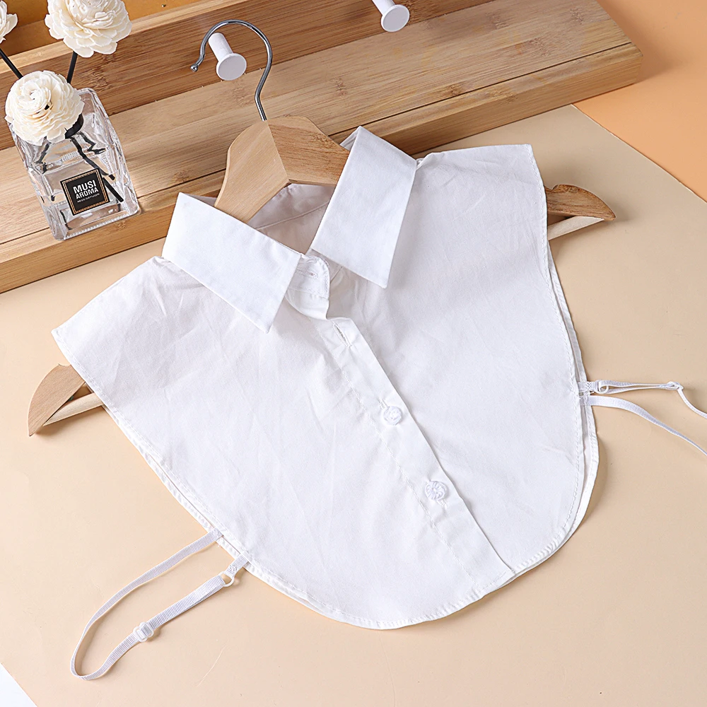 Solid Shirt Lace False Collar White Black Blouse Vintage Detachable Fake Collars Women Clothes Tie Lapel Blouse Top Accessories 
Solid Shirt Lace False Collar White Black Blouse Vintage Detachable Fake Collars Women Clothes Tie Lapel Blouse Top Accessories