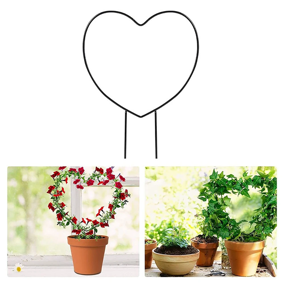 Round/heart-shaped Garden Trellis For Climbing Plant Flower Rack Potted Plant Vines Climbing Support Frame Garden Decorative
Round/heart-shaped Garden Trellis For Climbing Plant Flower Rack Potted Plant Vines Climbing Support Frame Garden Decorative