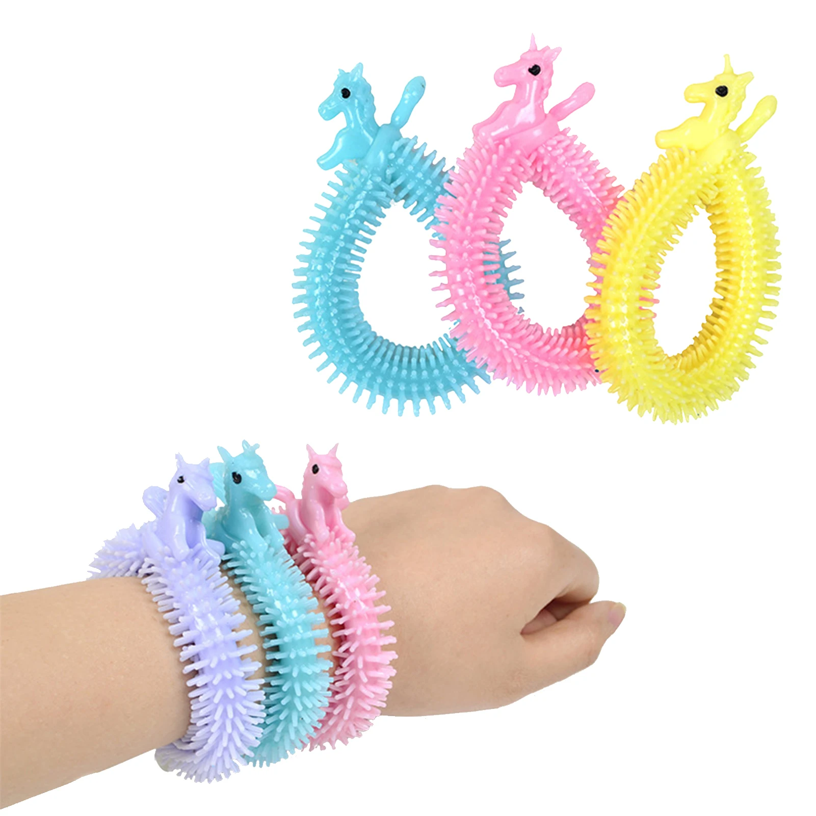 Stretchy String Fidget Noodle Autism/ADHD/Anxiety Stress Relief Squeeze Fidget Fiddle Sensory Toy Decompression Toy 6/12PCS
Stretchy String Fidget Noodle Autism/ADHD/Anxiety Stress Relief Squeeze Fidget Fiddle Sensory Toy Decompression Toy 6/12PCS