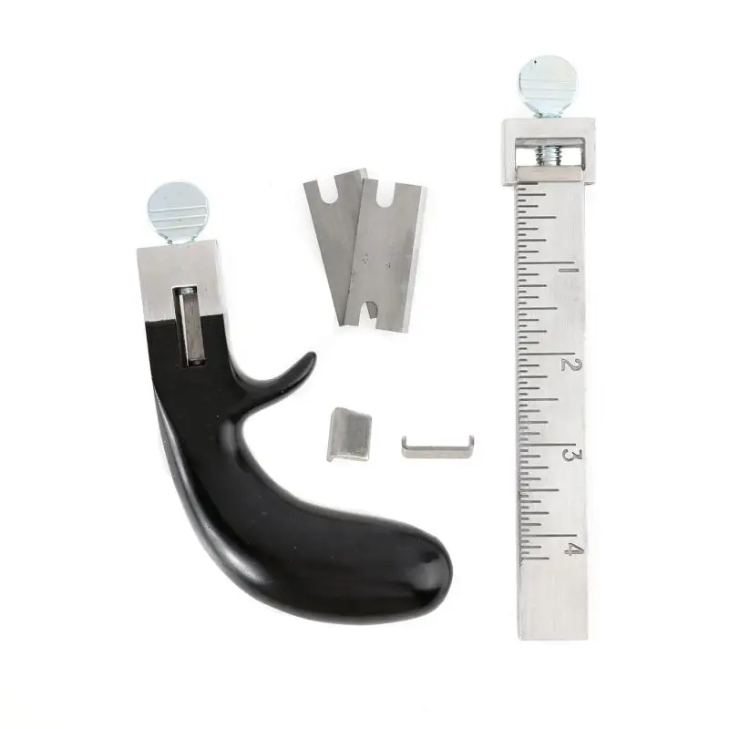 Adjustable Leather Strap Cutter Leathercraft Strip Belt Professional Hand Cutting Tool with 2 Spare Sharp Blades DIY Craft Tool
Adjustable Leather Strap Cutter Leathercraft Strip Belt Professional Hand Cutting Tool with 2 Spare Sharp Blades DIY Craft Tool