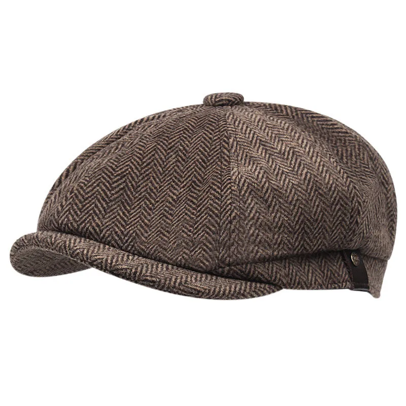 Fashion Herringbon Newsboy Caps Mens Winter Flat Caps Women Men British Painters Hats Soft Retro Caps Hats casquette NZ214
Fashion Herringbon Newsboy Caps Mens Winter Flat Caps Women Men British Painters Hats Soft Retro Caps Hats casquette NZ214