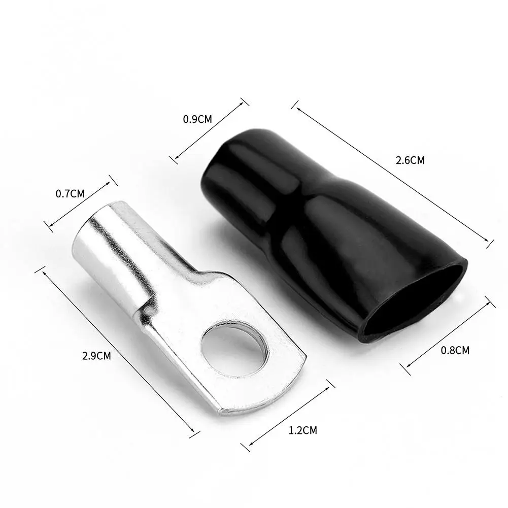 10pcs Cable Lugs Assortment Kit Wire Ring Terminals 4 AWG Insulated M8 Connectors Wire Cable Car Audio Power Ground Wire 
10pcs Cable Lugs Assortment Kit Wire Ring Terminals 4 AWG Insulated M8 Connectors Wire Cable Car Audio Power Ground Wire