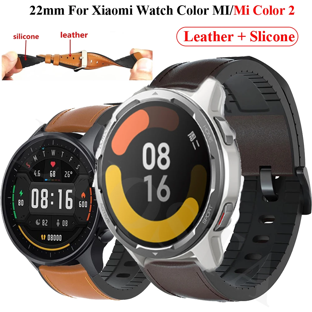 Ремешок силиконовый для Xiaomi Watch Color MI, браслет из натуральной кожи для смарт-часов Xiaomi MI Color 2, 20 22 мм
Ремешок силиконовый для Xiaomi Watch Color MI, браслет из натуральной кожи для смарт-часов Xiaomi MI Color 2, 20 22 мм
